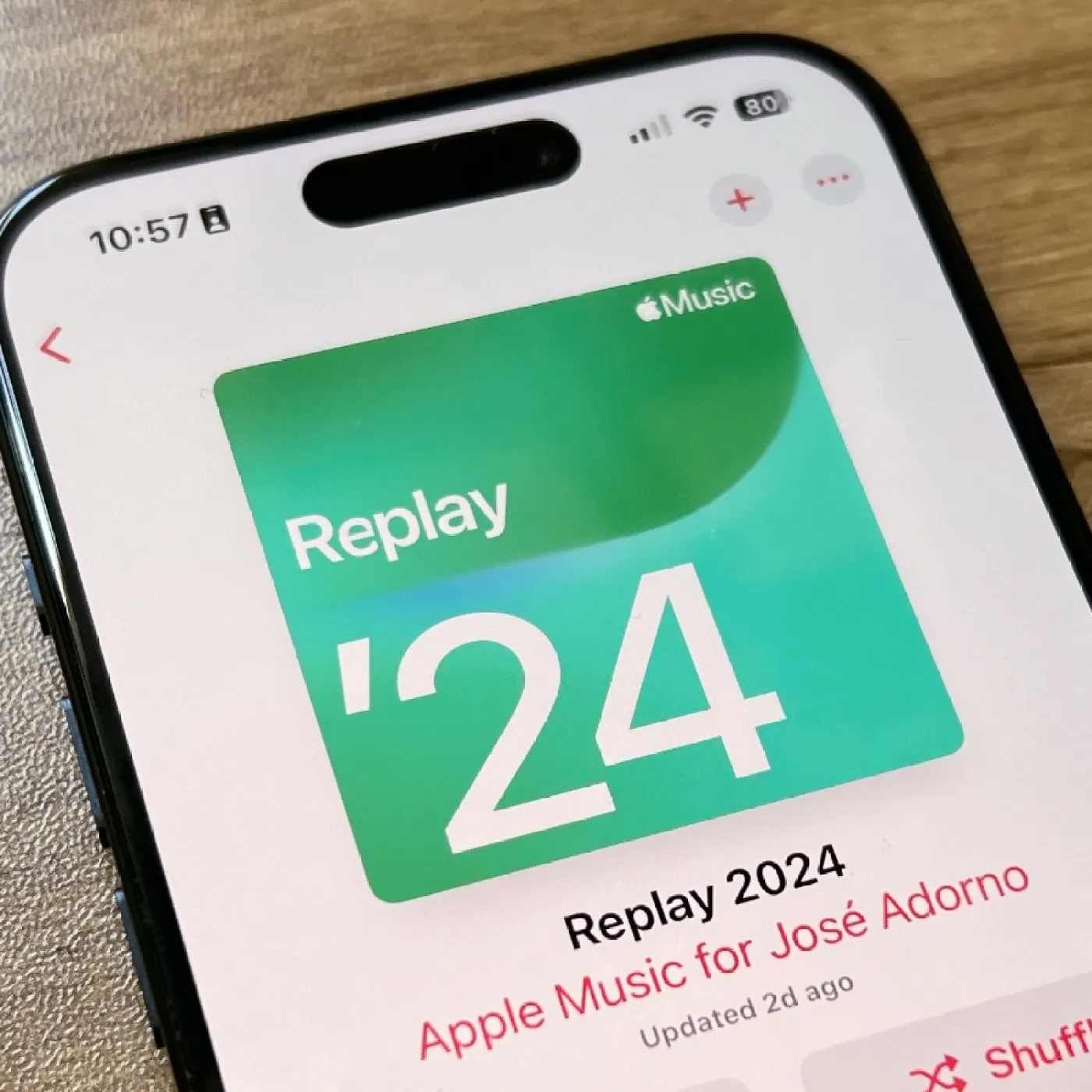 Apple Music Replay 2024