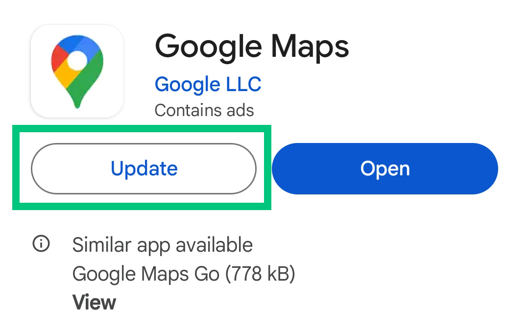 Google Maps Keeps Stopping on Android